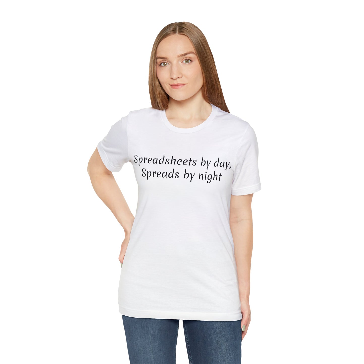 Spreadsheets and Spreads Short Sleeve Tee