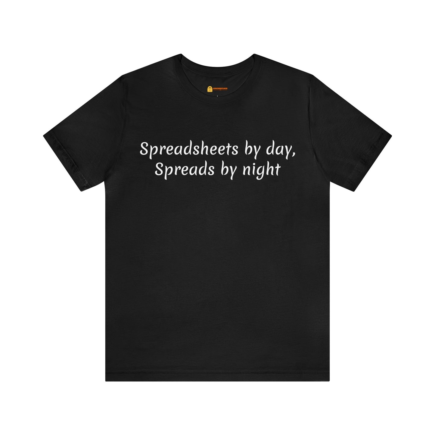 Spreadsheets and Spreads Short Sleeve Tee