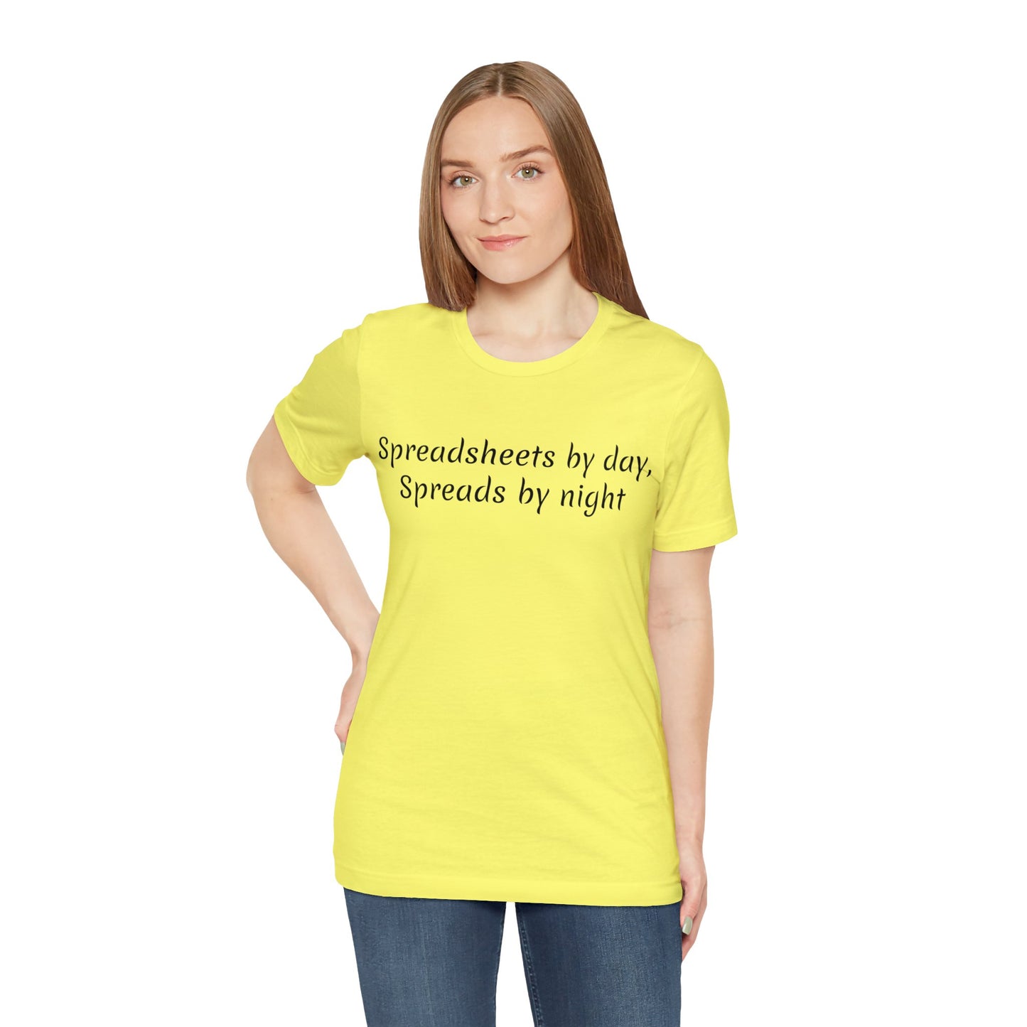 Spreadsheets and Spreads Short Sleeve Tee